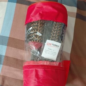 CHI Turbo Small Hair Brush Set - Red and Black